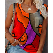 Load image into Gallery viewer, Women's Sleeveless Crew Neck Casual Top Vest