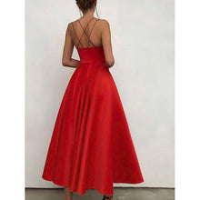 Load image into Gallery viewer, Women's Sleeveless Solid Color Open Back Maxi Dress