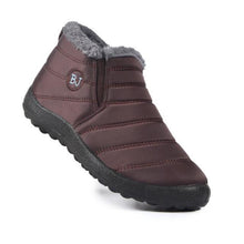 Load image into Gallery viewer, Womens Snow Boots Ankle Hook Look Fur Plush Inside Waterproof Down Winter Boots Shoes Winter Snow Boots Fur Lined Warm Ankle Boots Slip On Waterproof Outdoor Sport Booties