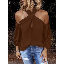 Load image into Gallery viewer, Women's Solid Color Halter Top