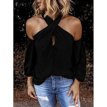 Load image into Gallery viewer, Women's Solid Color Halter Top