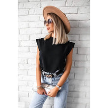 Load image into Gallery viewer, Women's Solid Color Patchwork Stand Collar Top