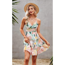 Load image into Gallery viewer, Women's Spaghetti Strap Backless Dress