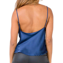 Load image into Gallery viewer, Women's Spaghetti Strap V-Neck Satin Suspender