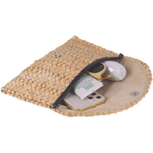 Load image into Gallery viewer, Women's Straw Clutch Purse