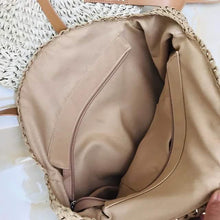 Load image into Gallery viewer, Women's Straw Tote Bag Boho Style