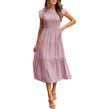 Load image into Gallery viewer, Women's Summer Casual Tiered A-Line Dress
