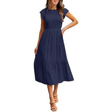 Load image into Gallery viewer, Women's Summer Casual Tiered A-Line Dress