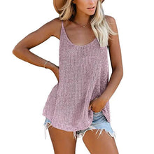 Load image into Gallery viewer, Women's Summer Scoop Neck Knit Cami Tank Tops