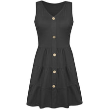 Load image into Gallery viewer, Women's Summer Sleeveless V Neck Dress