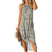 Load image into Gallery viewer, Women's Summer Slit Open Back Dress