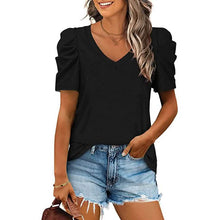 Load image into Gallery viewer, Women's Summer V-Neck Casual T-Shirt