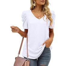 Load image into Gallery viewer, Women's Summer V-Neck Casual T-Shirt