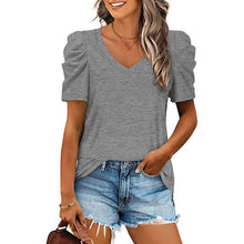 Load image into Gallery viewer, Women's Summer V-Neck Casual T-Shirt