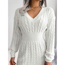 Load image into Gallery viewer, Women's Sweater Sheath Dress