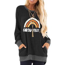 Load image into Gallery viewer, Women's Sweatshirt Plus Size Tunic Top