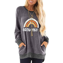 Load image into Gallery viewer, Women's Sweatshirt Plus Size Tunic Top