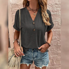 Load image into Gallery viewer, Women's T shirt V Neck
