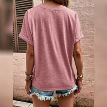 Load image into Gallery viewer, Women's T shirt V Neck