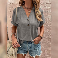 Load image into Gallery viewer, Women's T shirt V Neck
