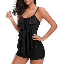 Load image into Gallery viewer, Women's Tankini Two Piece Tummy Control Bathing Suit
