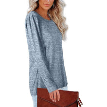 Load image into Gallery viewer, Womens Tops V Neck Summer Petal Sleeve Casual Tshirts