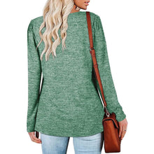Load image into Gallery viewer, Womens Tops V Neck Summer Petal Sleeve Casual Tshirts