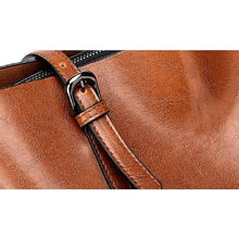 Load image into Gallery viewer, Women's Tote Shoulder Bag PU Leather