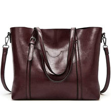 Load image into Gallery viewer, Women's Tote Shoulder Bag PU Leather