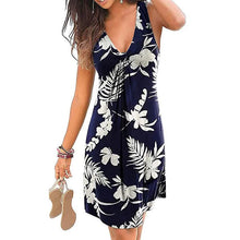 Load image into Gallery viewer, Women's V-Neck A-Line Knee Length Skirt