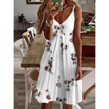 Load image into Gallery viewer, Women's V-Neck Casual Sling Dress