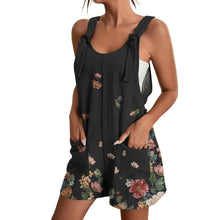 Load image into Gallery viewer, Womens V-Neck Strap Pocket Jumpsuit