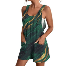 Load image into Gallery viewer, Womens V-Neck Strap Pocket Jumpsuit