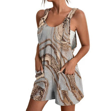 Load image into Gallery viewer, Womens V-Neck Strap Pocket Jumpsuit