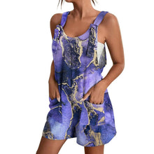 Load image into Gallery viewer, Womens V-Neck Strap Pocket Jumpsuit