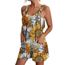 Load image into Gallery viewer, Womens V-Neck Strap Pocket Jumpsuit