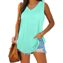 Load image into Gallery viewer, Women's V Neck Tank Top