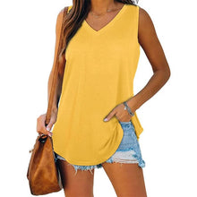 Load image into Gallery viewer, Women's V Neck Tank Top