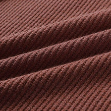 Load image into Gallery viewer, Women's V Neck Waffle Knit Henley Tops