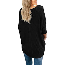 Load image into Gallery viewer, Womens Waffle Knit Tunic Blouse Tie Knot Henley Tops