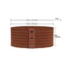 Load image into Gallery viewer, Women's Wide Belt Stretchy Dress Belts
