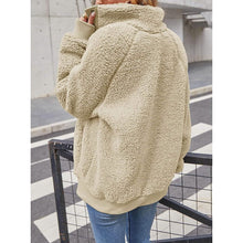 Load image into Gallery viewer, Womens Winter Sherpa Fleece Button Jacket Coat