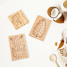 Load image into Gallery viewer, Wooden Cookie Mold Cutter Wooden Gingerbread Cookie Moulds Press 3D Cake Embossing Baking Mold Rose Flower Cutter Bakery Gadgets Cookies, Wooden Cookie Cutter, Funny Wooden Cookie Molds For Baking, Gingerbread Mold, Pine Cone Mold, Cake Mold