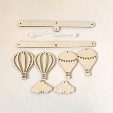 Load image into Gallery viewer, Wooden Hot Air Balloon Wind Chime Hanging Toys Baby Bed Bell Kids Room Decoration Wall Hanging Ornaments Nursery Decor Photo Props For Kids Wind Chimes Decorations