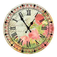 Load image into Gallery viewer, Wooden Wall Clock 10 Inch Silent Non Ticking Quartz Wall Clock 10 Inch Silent Non-Ticking Wooden Wall Clocks Battery Operated Country Retro Rustic Style Decorative for Living Room Kitchen Retro Fashion Wood Wall Clock Decorative for Living Room Kitchen