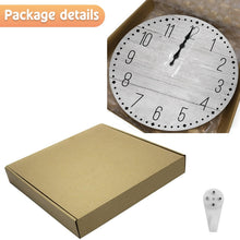 Load image into Gallery viewer, Wooden Wall Clock 10 Inch Silent Non Ticking Quartz Wall Clock 10 Inch Silent Non-Ticking Wooden Wall Clocks Battery Operated Country Retro Rustic Style Decorative for Living Room Kitchen Retro Fashion Wood Wall Clock Decorative for Living Room Kitchen