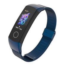Load image into Gallery viewer, Wrist Strap Smart Wristband Metal Bracelet Band Compatible With Smart Watch Adjustable Stainless Steel Loop Mesh Magnetic Strap Replacement Wristbands Bracelet Fitness And Wellness Tracker For Women Men