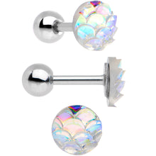 Load image into Gallery viewer, 16G 1/4 Tantalizing Textures Tragus Cartilage Earring Set of 5