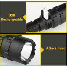 Load image into Gallery viewer, XANES 1102 L2 5Modes 1600 Lumens USB Rechargeable Camping Hunting LED Flashligh