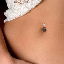 Load image into Gallery viewer, Christmas Red Green Plaid Belly Ring